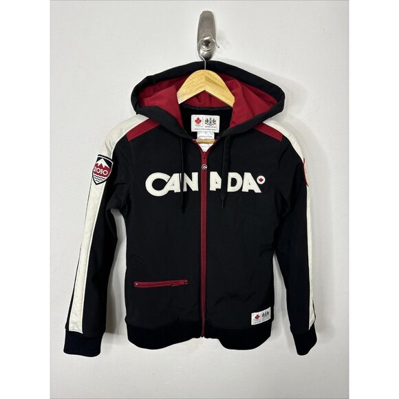 Canada Olympic Jacket Hudson’s Bay Women’s S Full Zip Black 2010 Podium - Picture 1 of 5